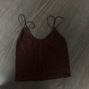 Brown zara top